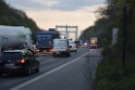 A 4 Rich Olpe vor Rodenkirchener Bruecke Heizoel LKW verliert Heizoel P32